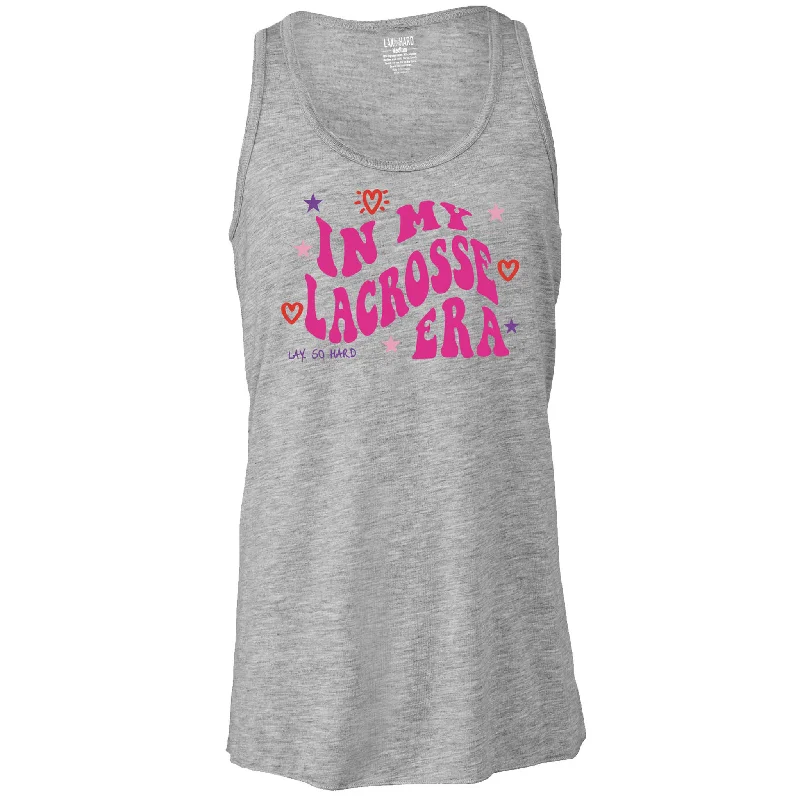 Men's Graphic - Printed Casual Shirts with Pop - Culture References for a Fun and Stylish LookGirls Lacrosse Era Tank Gray