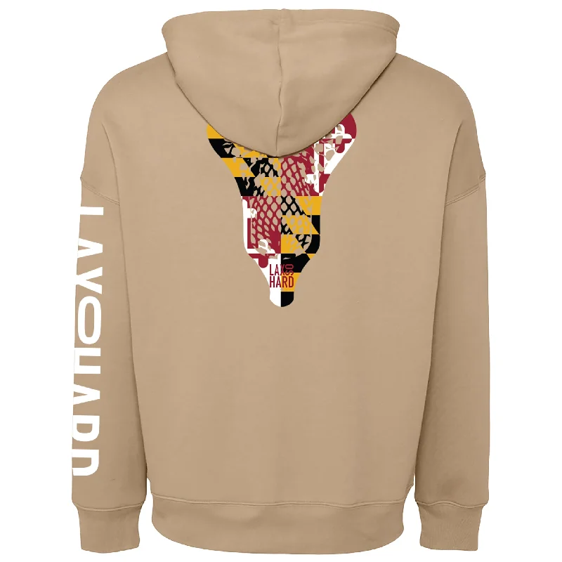 Men's Retro - Style Hawaiian Print Casual Shirts in Bold Patterns for a Tropical VacationMens Maryland Lacrosse Hoodie