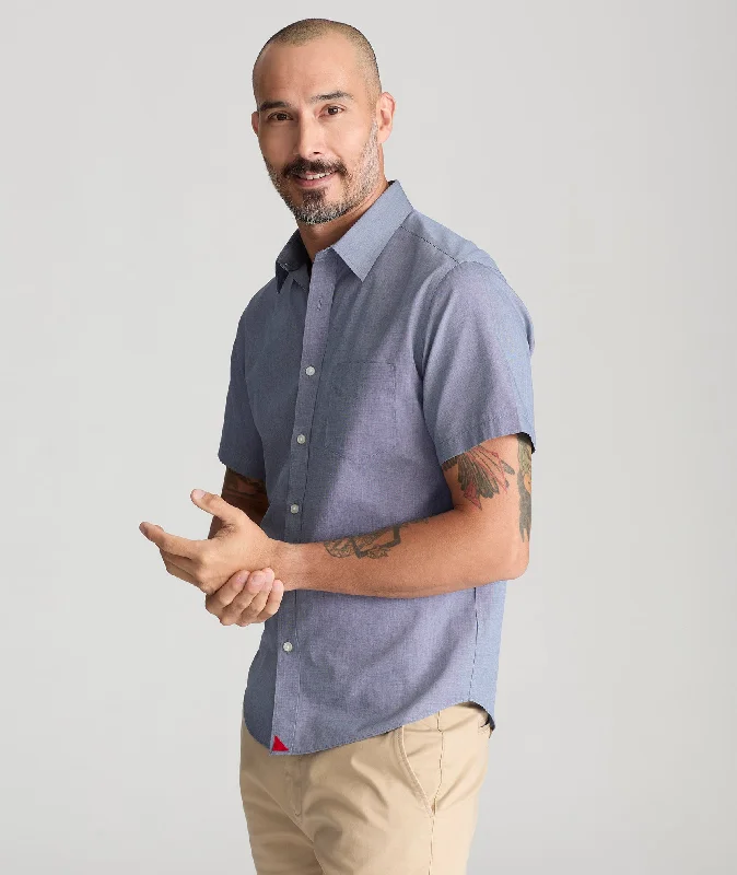 Plus Size Men's Plaid Flannel Casual Shirts in Earth Tones for a Cozy Fall OutfitWrinkle-Free Short-Sleeve Petrus Shirt