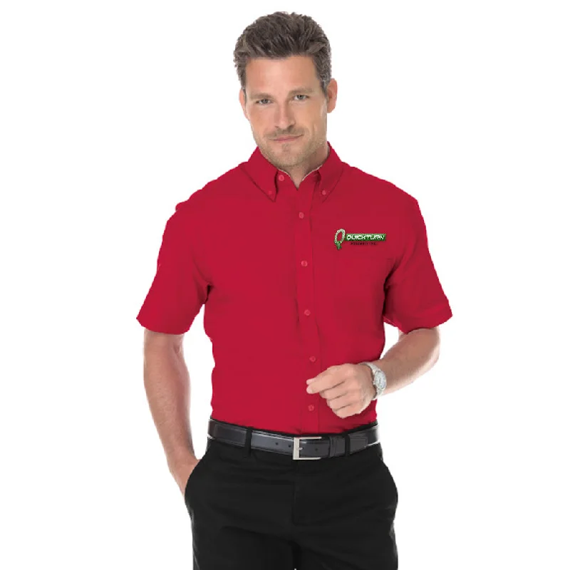 Men's Distressed Denim Casual Shirts with Frayed Edges for a Trendy and Rugged LookPort Authority Easy Care Short Sleeve Shirt Men's Distressed Denim Casual Shirts with Frayed Edges for a Trendy and Rugged LookPort Authority Easy Care Short Sleeve Shirt