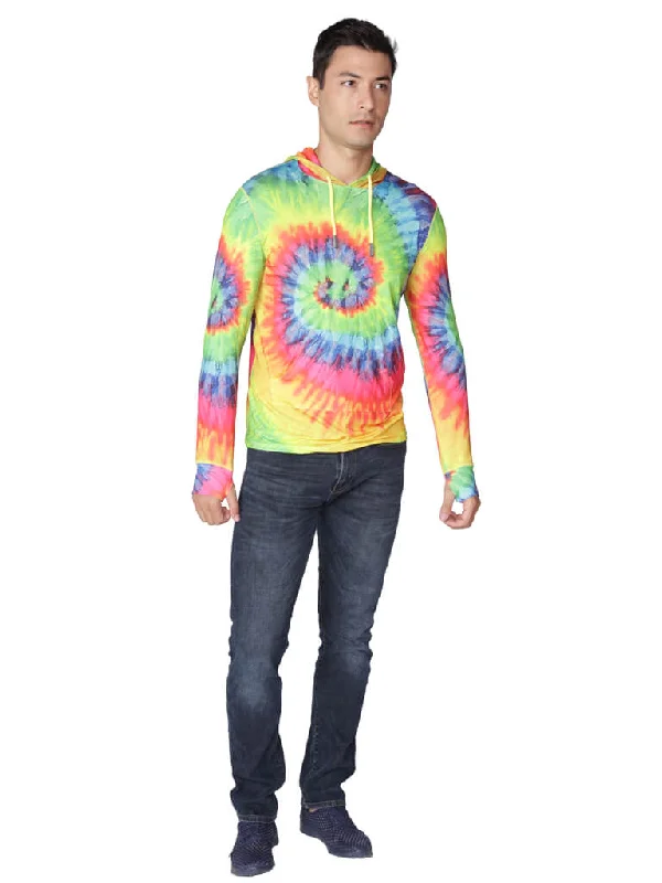 Men's Embroidered Detail Casual Shirts in Beige for a Touch of EleganceMen's Long Sleeve Hoodie printed in tie-dye Men's Embroidered Detail Casual Shirts in Beige for a Touch of EleganceMen's Long Sleeve Hoodie printed in tie-dye