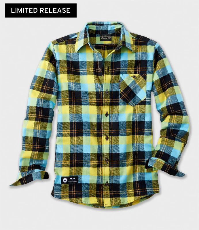 Men's Long - Line Oversized Casual Shirts in Dark Gray for a Relaxed and Modern LookFitted Flannel Shirt - Brightside Men's Long - Line Oversized Casual Shirts in Dark Gray for a Relaxed and Modern LookFitted Flannel Shirt - Brightside