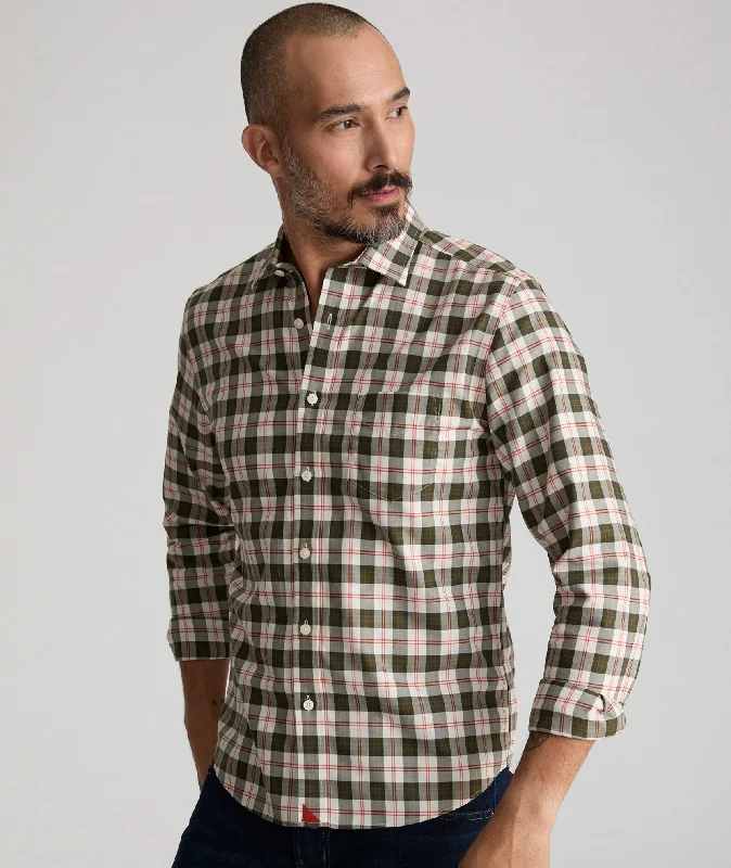 Men's Linen Blend Casual Shirts with Roll - Up Sleeves for a Summer Beach LookWrinkle-Free Harwin Shirt