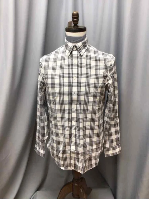 Men's Button - Down Oxford Casual Shirts in Crisp White for a Classic and Versatile StyleSIZE SMALL EXPRESS Men's SHIRTS