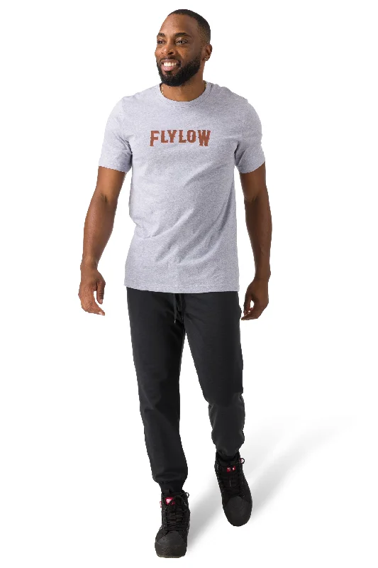 Plus Size Men's Striped Chambray Casual Shirts with a Spread Collar for a Preppy AppearanceCowboy Tee