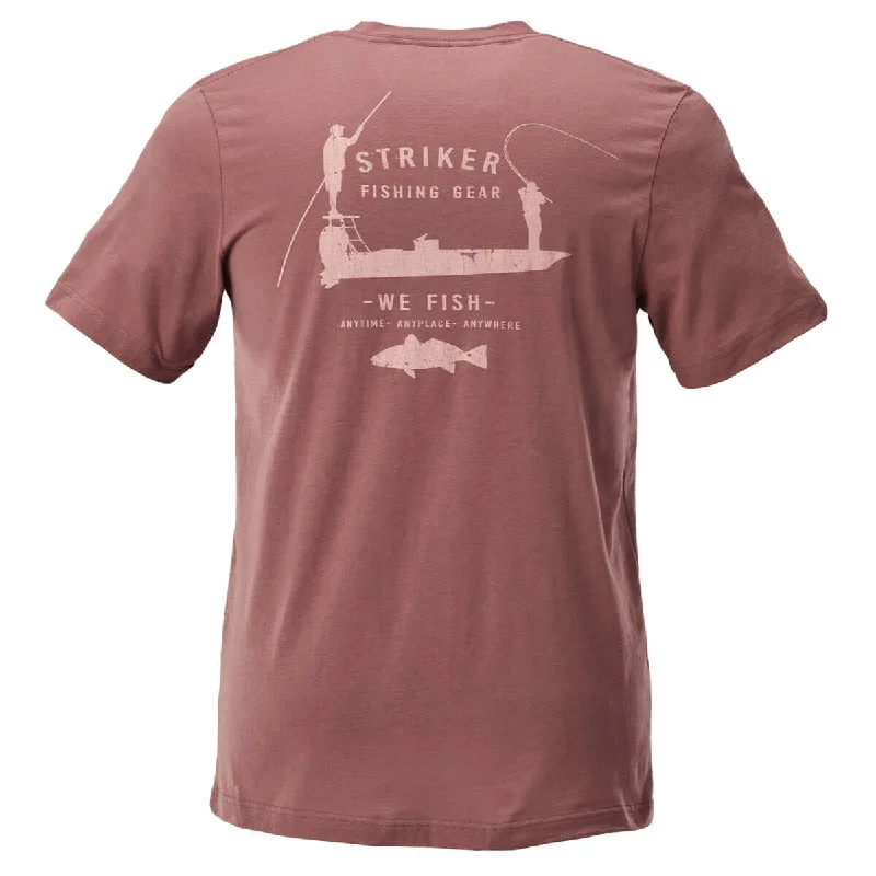 Men's Tailored Fit Checkered Casual Shirts in Multicolor for a Smart - Casual EnsembleSkiff Tee - Dusty Red