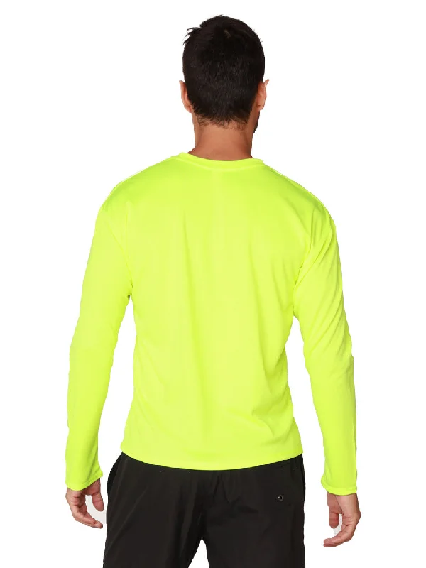 Men's Thermal - Lined Casual Shirts in Black for Added Warmth in Cold WeatherMen's UPF 50+ UV Sun Protection Outdoor Long Sleeve Performance T-Shirt in birdseye fabric