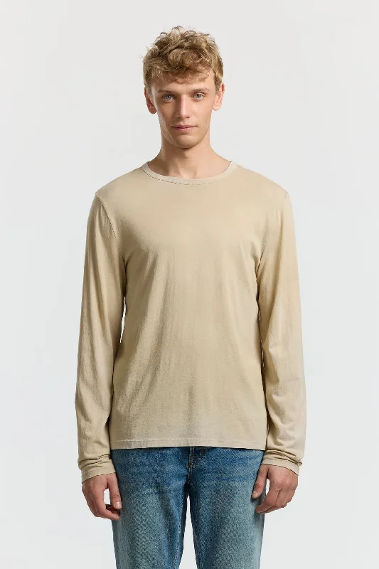 Men's Long - Line Oversized Casual Shirts in Dark Gray for a Relaxed and Modern LookClassic Crew Long Sleeve Shirt Men's Long - Line Oversized Casual Shirts in Dark Gray for a Relaxed and Modern LookClassic Crew Long Sleeve Shirt