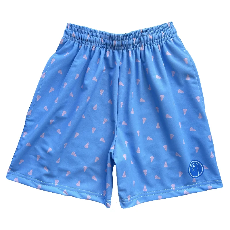 Men's Retro - Style Hawaiian Print Casual Shirts in Bold Patterns for a Tropical VacationBoys Prep Lacrosse Shorts - Lt Blue and Pink