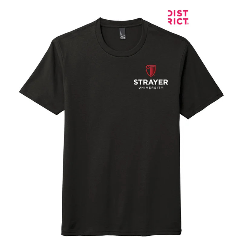 Men's Short - Sleeve Linen Casual Shirts in Light Khaki for a Breathable Summer OptionSTRAYER District ® Perfect Tri ® Tee- BLACK