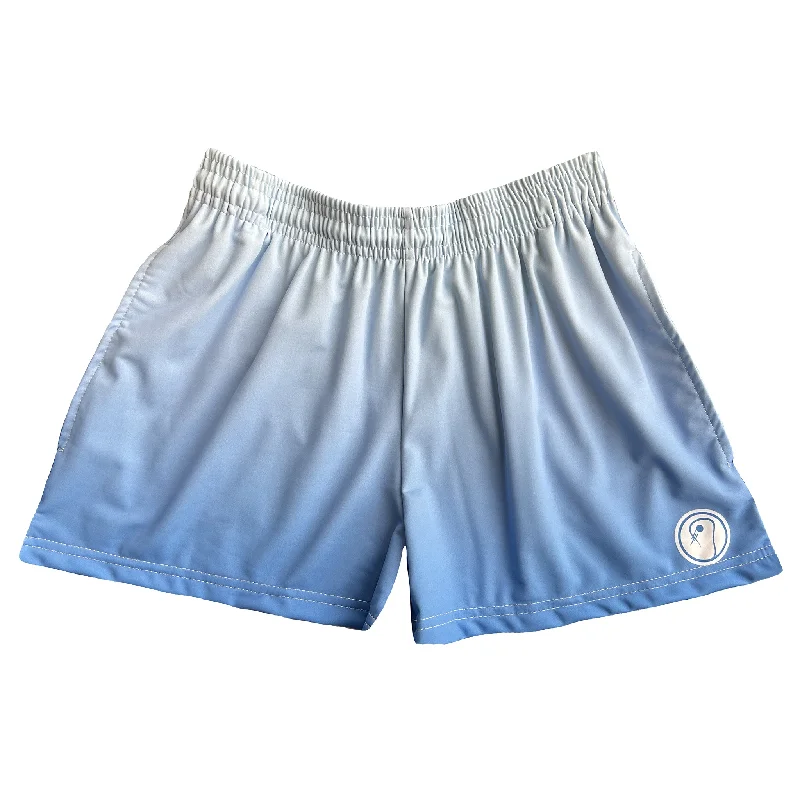 Men's Slim - Fit Printed Floral Casual Shirts in Pastel Colors for a Spring - Inspired VibeWomens Lacrosse Shorts - Blue Ombre
