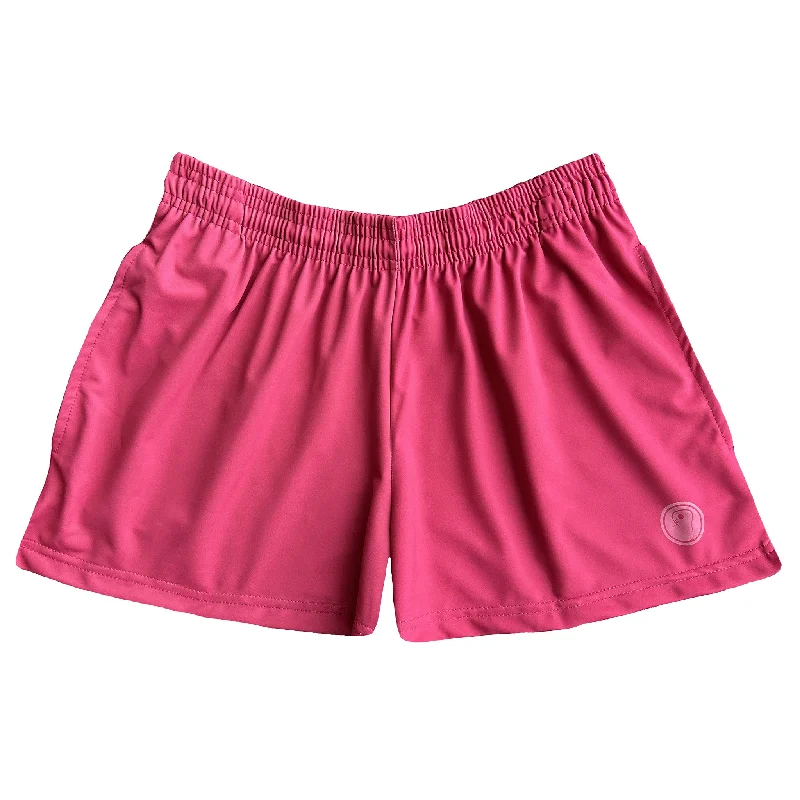 Men's Retro - Style Hawaiian Print Casual Shirts in Bold Patterns for a Tropical VacationWomens Lacrosse Shorts - Raspberry