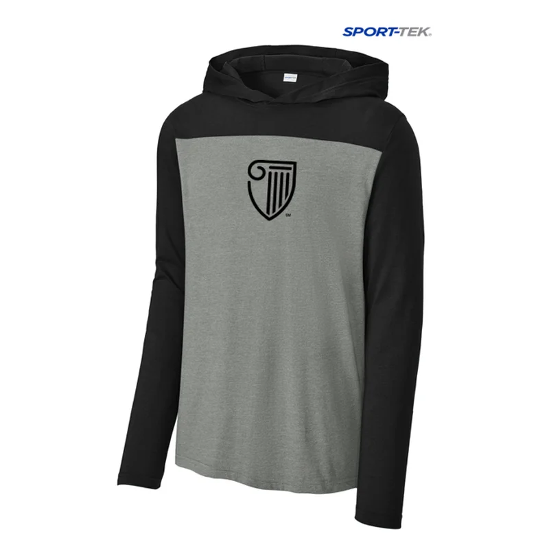 Men's Thermal - Lined Casual Shirts in Black for Added Warmth in Cold WeatherSTRAYER Sport-Tek® Halftime Long Sleeve Hoodie - Black/ Vintage Heather Men's Thermal - Lined Casual Shirts in Black for Added Warmth in Cold WeatherSTRAYER Sport-Tek® Halftime Long Sleeve Hoodie - Black/ Vintage Heather