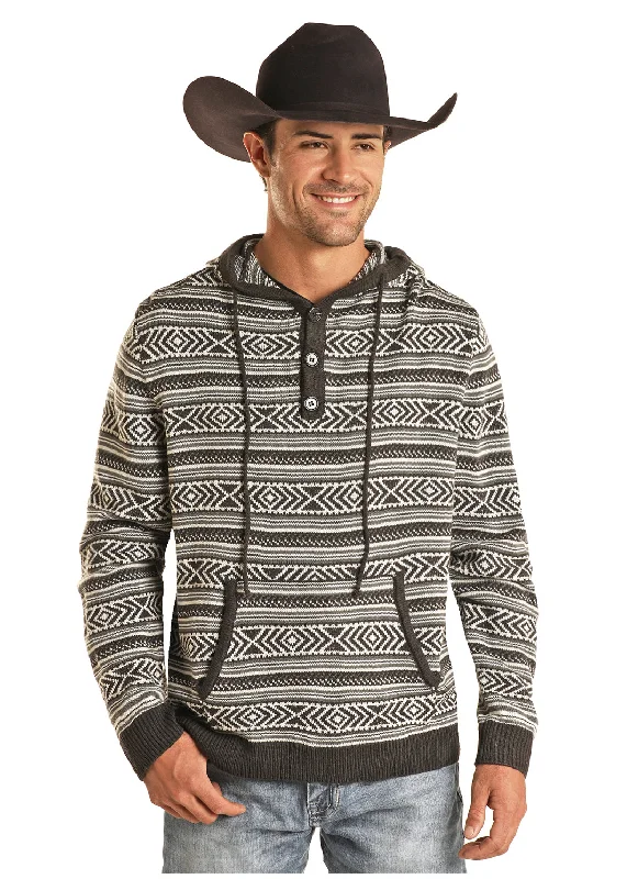Men's Distressed Denim Casual Shirts with Frayed Edges for a Trendy and Rugged LookMen's Rock & Roll Cowboy Sweater Hoodie #BM94T02085 Men's Distressed Denim Casual Shirts with Frayed Edges for a Trendy and Rugged LookMen's Rock & Roll Cowboy Sweater Hoodie #BM94T02085