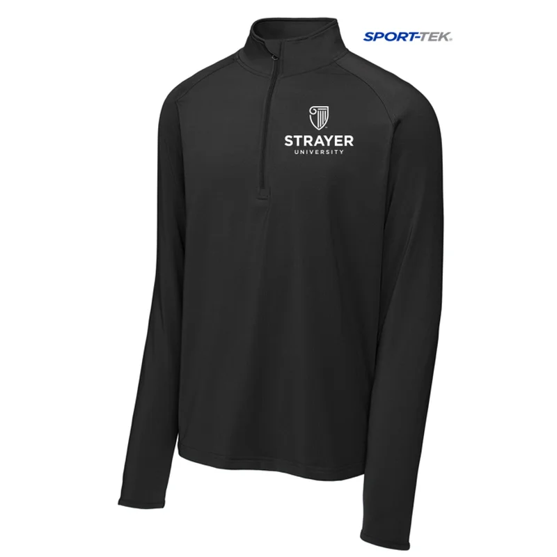 Men's Wrinkle - Resistant Polyester Blend Casual Shirts for Easy Travel and MaintenanceSTRAYER Sport-Tek® Sport-Wick® Stretch 1/4-Zip Pullover Black Men's Wrinkle - Resistant Polyester Blend Casual Shirts for Easy Travel and MaintenanceSTRAYER Sport-Tek® Sport-Wick® Stretch 1/4-Zip Pullover Black