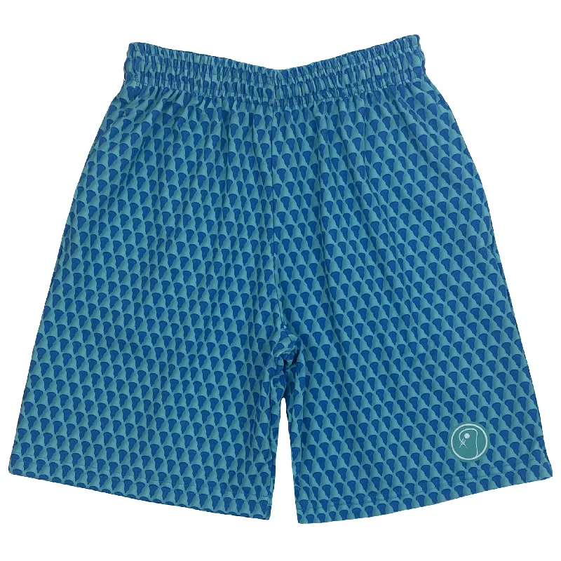 Men's Moisture - Wicking Performance Fabric Casual Shirts for Outdoor ActivitiesBoys 3D Lacrosse Shorts - Green