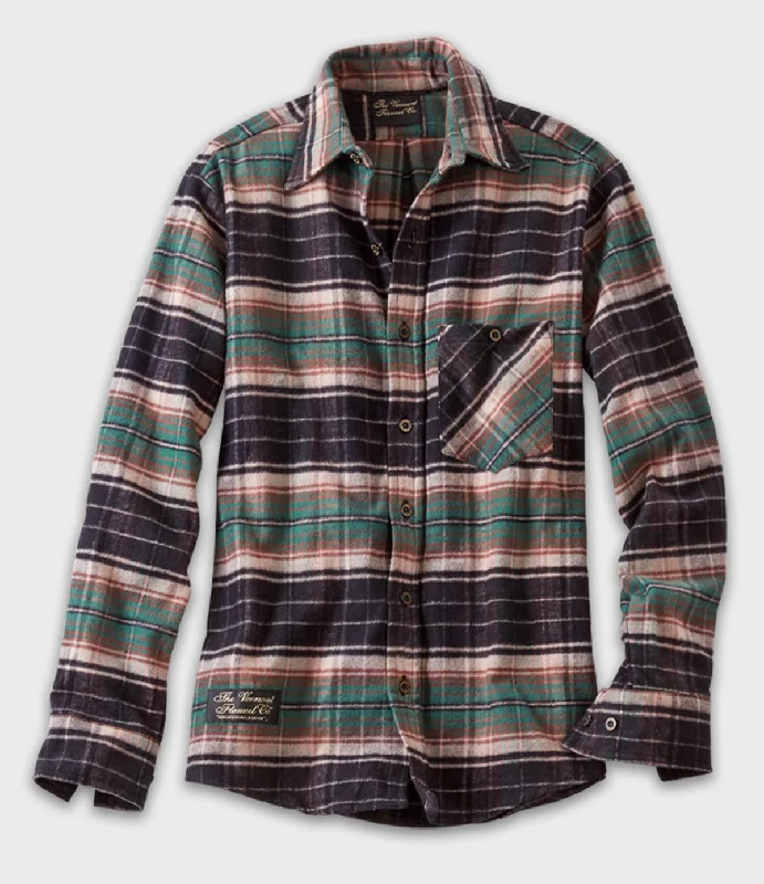 Men's Sustainable Recycled Material Casual Shirts for Eco - Conscious ConsumersFitted Flannel Shirt - Earth Men's Sustainable Recycled Material Casual Shirts for Eco - Conscious ConsumersFitted Flannel Shirt - Earth