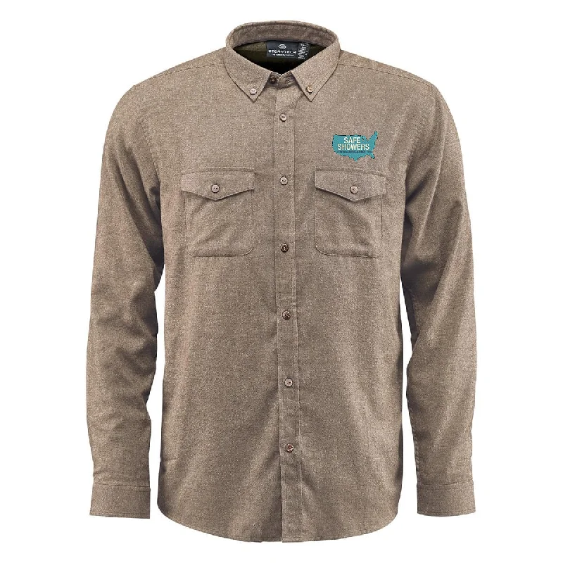 Men's Thermal - Lined Casual Shirts in Black for Added Warmth in Cold WeatherStormtech Men's Cambridge Long Sleeve Shirt Men's Thermal - Lined Casual Shirts in Black for Added Warmth in Cold WeatherStormtech Men's Cambridge Long Sleeve Shirt
