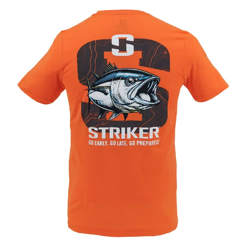 Men's Sustainable Recycled Material Casual Shirts for Eco - Conscious ConsumersTuna Tee - Orange