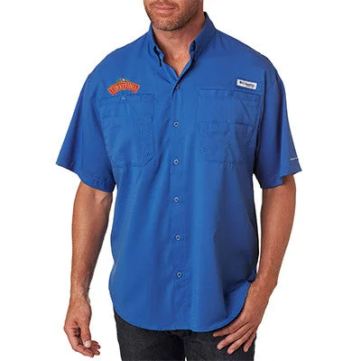 Men's Wrinkle - Resistant Polyester Blend Casual Shirts for Easy Travel and MaintenanceColumbia Men's Tamiami Short Sleeve Shirt Men's Wrinkle - Resistant Polyester Blend Casual Shirts for Easy Travel and MaintenanceColumbia Men's Tamiami Short Sleeve Shirt