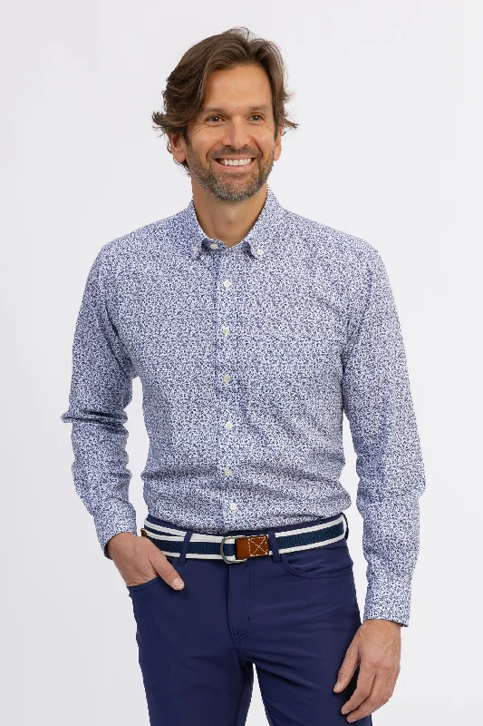 Men's Embroidered Detail Casual Shirts in Beige for a Touch of EleganceJude