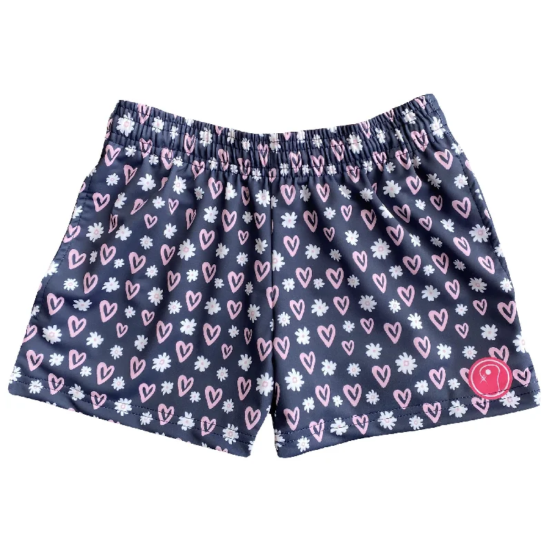 Men's Tailored Fit Checkered Casual Shirts in Multicolor for a Smart - Casual EnsembleGirls Lacrosse Heart Shorts - Navy