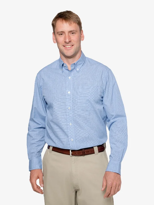 Men's Slim - Fit Printed Floral Casual Shirts in Pastel Colors for a Spring - Inspired VibeInsect Shield Men's Mini-Plaid Wrinkle-Resistant Shirt Men's Slim - Fit Printed Floral Casual Shirts in Pastel Colors for a Spring - Inspired VibeInsect Shield Men's Mini-Plaid Wrinkle-Resistant Shirt