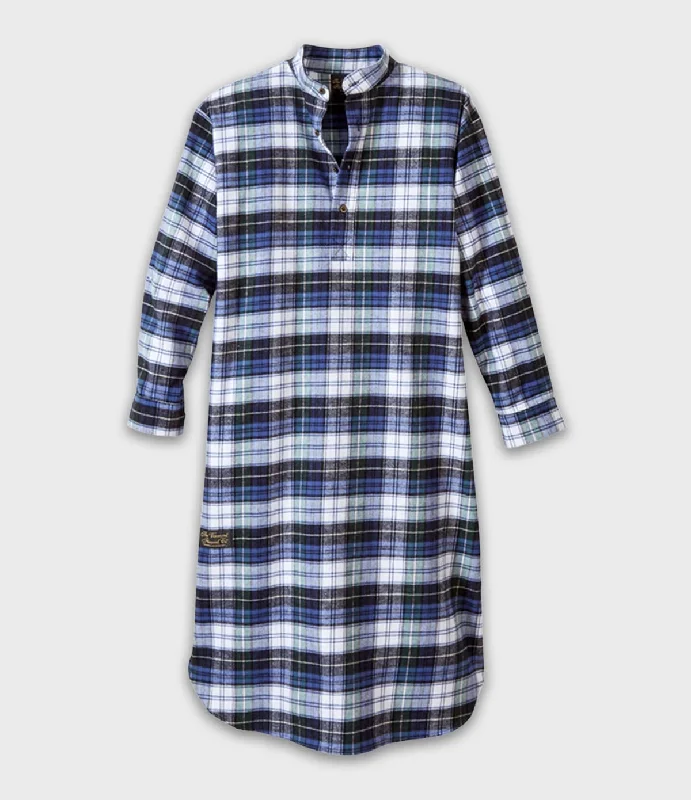Men's Thermal - Lined Casual Shirts in Black for Added Warmth in Cold WeatherLong Night Shirt - Campbell Men's Thermal - Lined Casual Shirts in Black for Added Warmth in Cold WeatherLong Night Shirt - Campbell