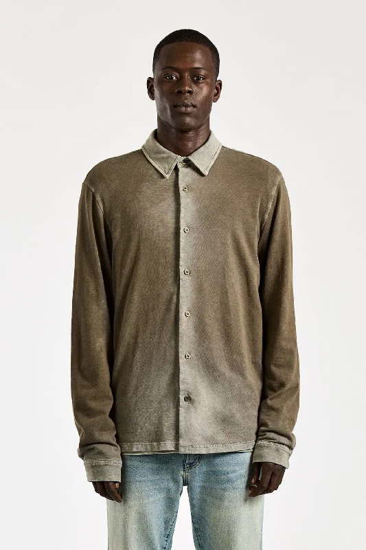 Plus Size Men's Plaid Flannel Casual Shirts in Earth Tones for a Cozy Fall OutfitPresley Buttondown