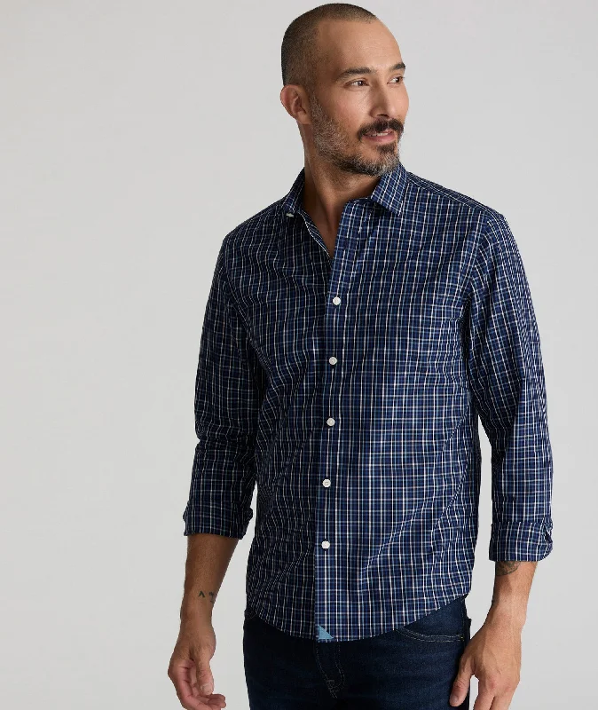 Men's Distressed Denim Casual Shirts with Frayed Edges for a Trendy and Rugged LookWrinkle-Free Armstrong Shirt