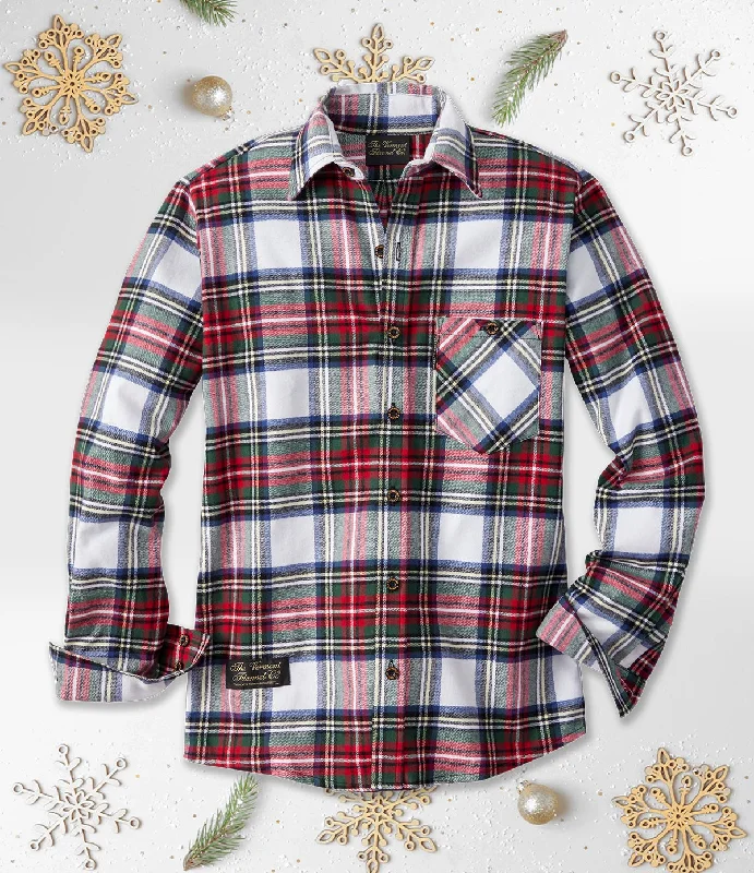 Men's Sustainable Recycled Material Casual Shirts for Eco - Conscious ConsumersFitted Flannel Shirt - Modern Stewart Men's Sustainable Recycled Material Casual Shirts for Eco - Conscious ConsumersFitted Flannel Shirt - Modern Stewart