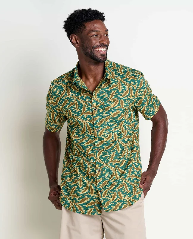 Plus Size Men's Striped Chambray Casual Shirts with a Spread Collar for a Preppy AppearanceFletch Short Sleeve Shirt Plus Size Men's Striped Chambray Casual Shirts with a Spread Collar for a Preppy AppearanceFletch Short Sleeve Shirt