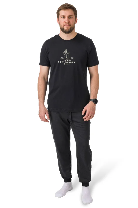 Men's Long - Line Oversized Casual Shirts in Dark Gray for a Relaxed and Modern LookBroken Back Club Tee