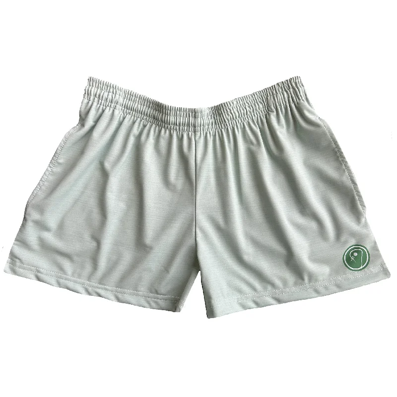 Men's Wrinkle - Resistant Polyester Blend Casual Shirts for Easy Travel and MaintenanceWomens Lacrosse Shorts - Heather Green
