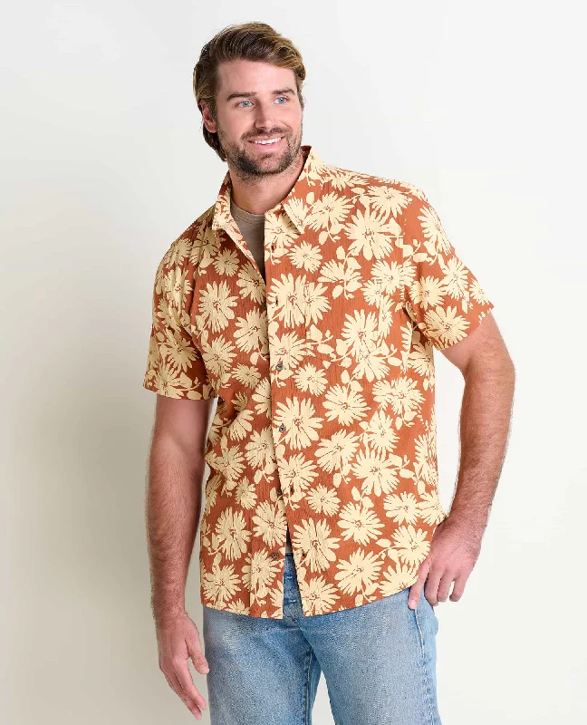 Men's Linen Blend Casual Shirts with Roll - Up Sleeves for a Summer Beach LookMen's Fletcher Short Sleeve Shirt Men's Linen Blend Casual Shirts with Roll - Up Sleeves for a Summer Beach LookMen's Fletcher Short Sleeve Shirt