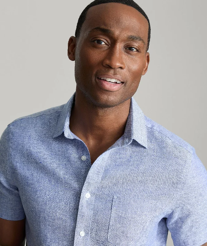 Men's Long - Line Oversized Casual Shirts in Dark Gray for a Relaxed and Modern LookWrinkle-Resistant Linen Short-Sleeve Cameron Shirt Men's Long - Line Oversized Casual Shirts in Dark Gray for a Relaxed and Modern LookWrinkle-Resistant Linen Short-Sleeve Cameron Shirt