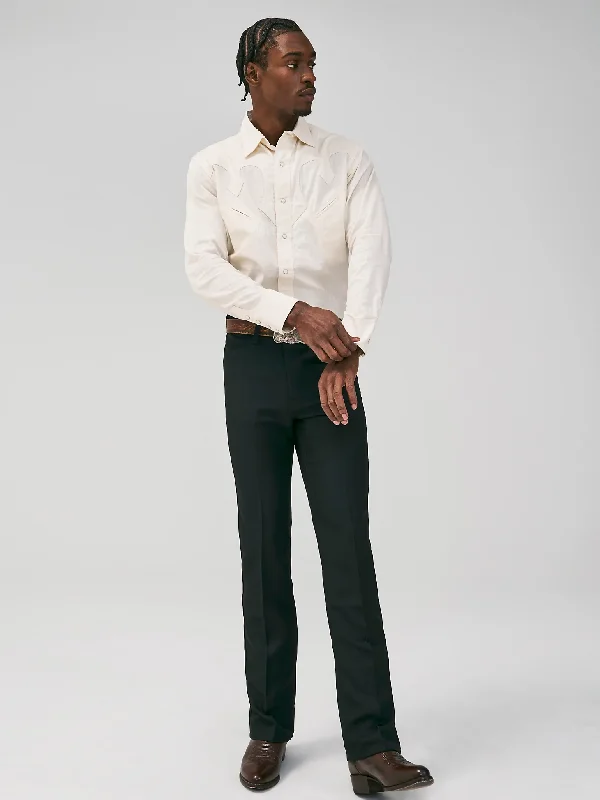 Men's Short - Sleeve Linen Casual Shirts in Light Khaki for a Breathable Summer OptionMen's Wrangler Wrancher Dress Jean #00082BK Men's Short - Sleeve Linen Casual Shirts in Light Khaki for a Breathable Summer OptionMen's Wrangler Wrancher Dress Jean #00082BK
