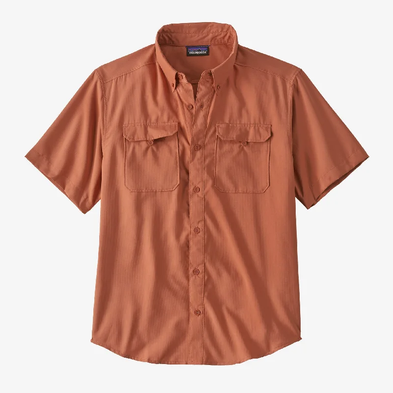 Men's Slim - Fit Printed Floral Casual Shirts in Pastel Colors for a Spring - Inspired VibeM's Self Guided Hike Shirt