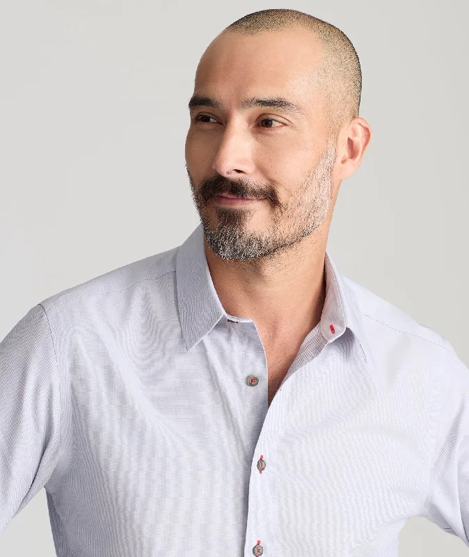 Men's Slim - Fit Printed Floral Casual Shirts in Pastel Colors for a Spring - Inspired VibeWrinkle-Free Rubican Shirt