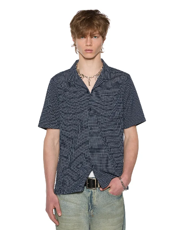 Men's Organic Cotton Casual Shirts with a Soft Handfeel for Everyday Comfort1999 DINER SS SHIRT NAVY Men's Organic Cotton Casual Shirts with a Soft Handfeel for Everyday Comfort1999 DINER SS SHIRT NAVY