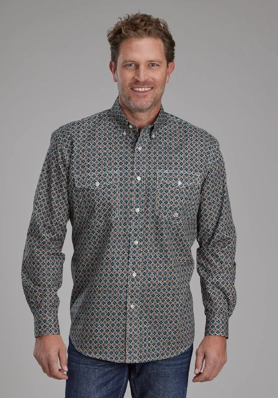 Plus Size Men's Plaid Flannel Casual Shirts in Earth Tones for a Cozy Fall OutfitRoper Mens 2151 Acorn Foulard Brown 100% Cotton Btn L/S Shirt Plus Size Men's Plaid Flannel Casual Shirts in Earth Tones for a Cozy Fall OutfitRoper Mens 2151 Acorn Foulard Brown 100% Cotton Btn L/S Shirt