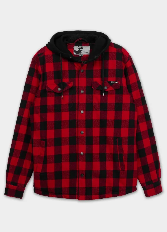 Men's Button - Down Oxford Casual Shirts in Crisp White for a Classic and Versatile StyleHooded Padded Flannel Shirt Pioneer Men's Button - Down Oxford Casual Shirts in Crisp White for a Classic and Versatile StyleHooded Padded Flannel Shirt Pioneer