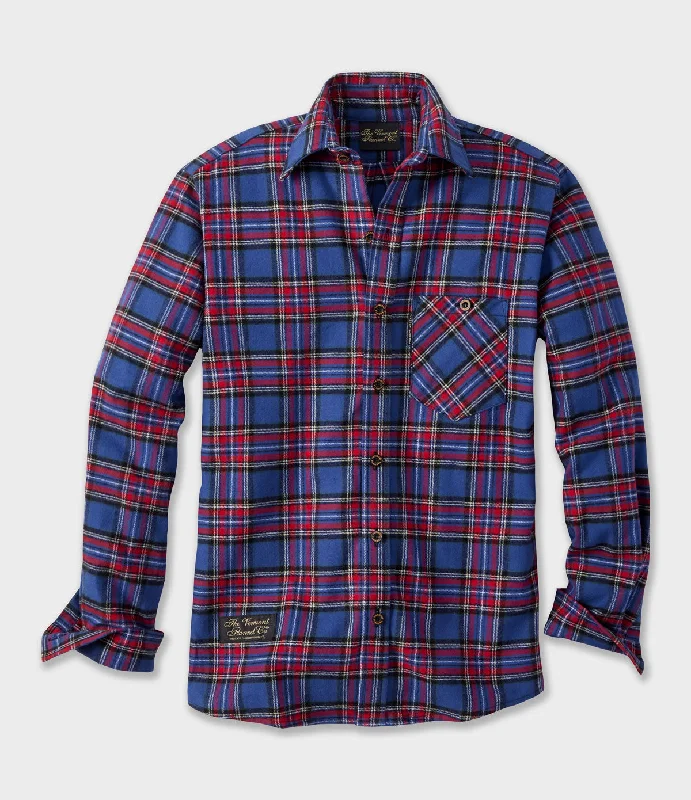 Men's Moisture - Wicking Performance Fabric Casual Shirts for Outdoor ActivitiesFitted Flannel Shirt - Hepburn
