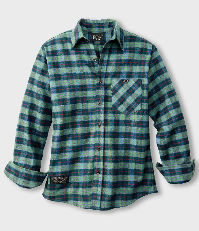 Men's Embroidered Detail Casual Shirts in Beige for a Touch of EleganceFitted Flannel Shirt - Montana Men's Embroidered Detail Casual Shirts in Beige for a Touch of EleganceFitted Flannel Shirt - Montana