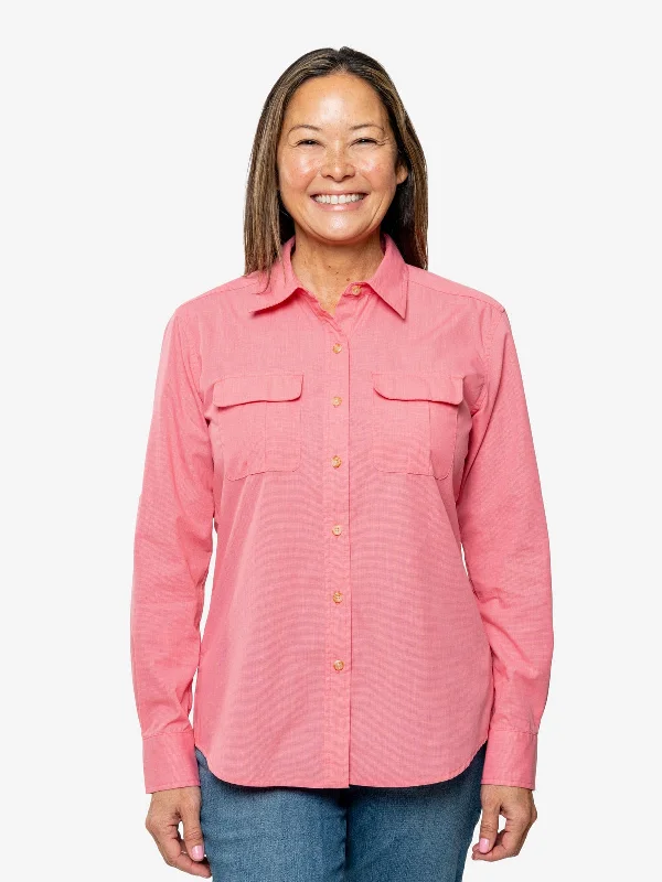 Men's Retro - Style Hawaiian Print Casual Shirts in Bold Patterns for a Tropical VacationInsect Shield Women's Field Shirt Pro