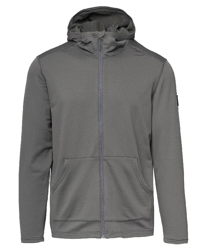 Men's Two - Tone Contrast Panel Casual Shirts in White and Navy for a Stylish and Eye - Catching DesignM's Basecamp Full-Zip