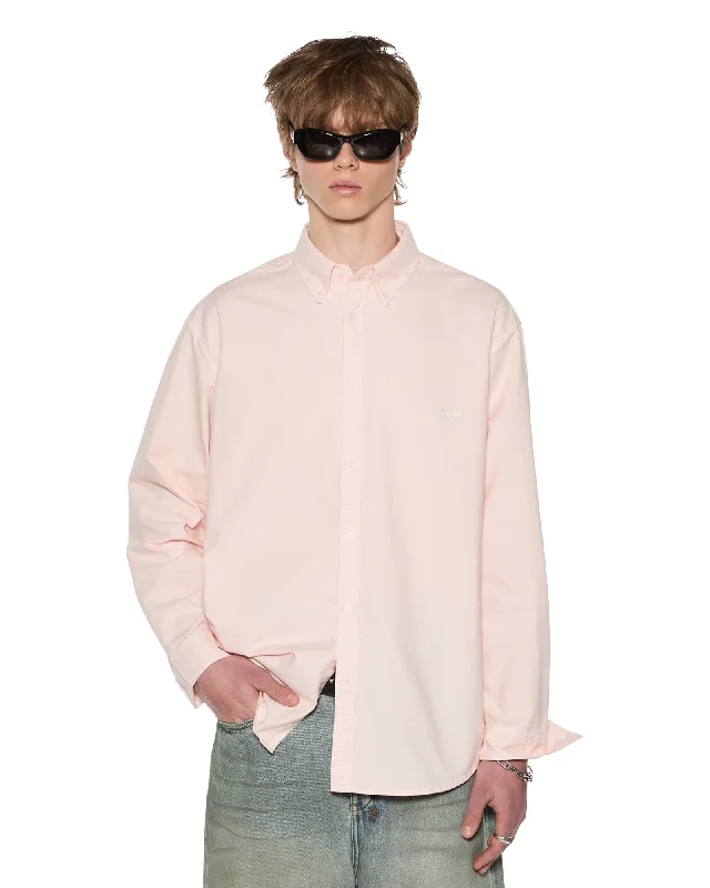 Men's Linen Blend Casual Shirts with Roll - Up Sleeves for a Summer Beach LookKSIGNATURE BUTTON DOWN LS SHIRT FLOSS Men's Linen Blend Casual Shirts with Roll - Up Sleeves for a Summer Beach LookKSIGNATURE BUTTON DOWN LS SHIRT FLOSS