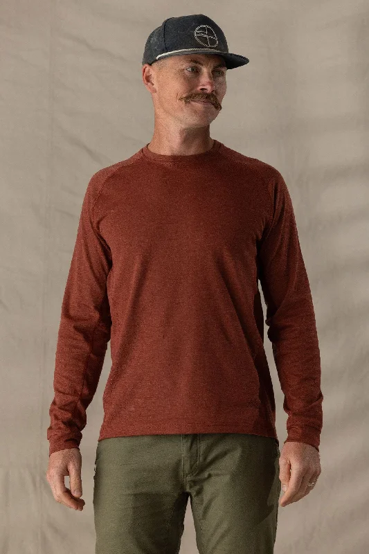 Men's Stretch - Fabric Casual Shirts in Navy Blue for a Comfortable and Flexible FitKeystone Long Sleeve