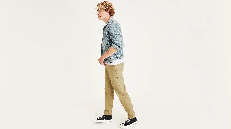 Men's Embroidered Detail Casual Shirts in Beige for a Touch of EleganceTrucker Jacket, Regular Fit