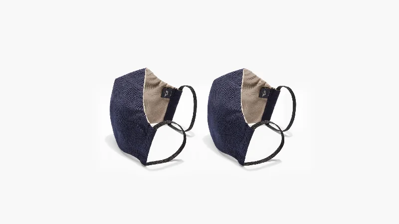 Men's Button - Down Oxford Casual Shirts in Crisp White for a Classic and Versatile StyleFace Masks (2 Pack)